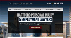 Desktop Screenshot of cicchiellolaw.com