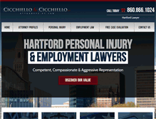 Tablet Screenshot of cicchiellolaw.com